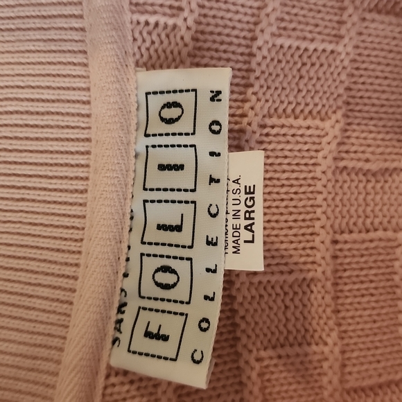 Folio Collection Women's Pale pink Knit Short sleeved Jacket - Picture 2 of 11